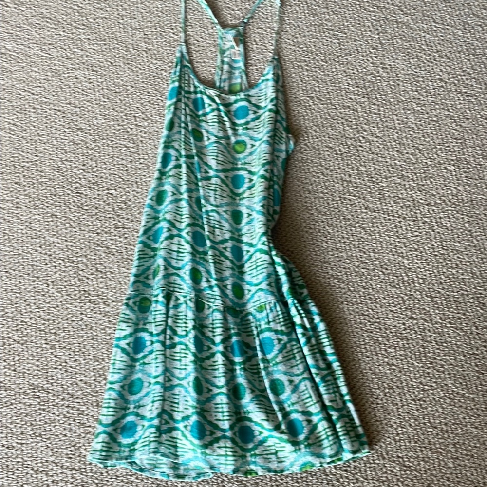 Roxy -Green Patterned Women's Dress